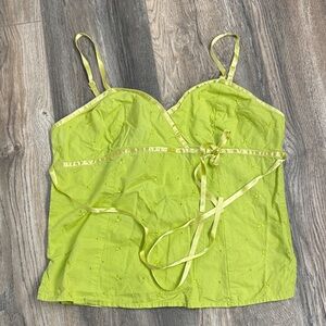 Arizona Jean Company  Vintage Y2K Light Green Camisole